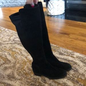 Blondo Black Tall Boots Flat